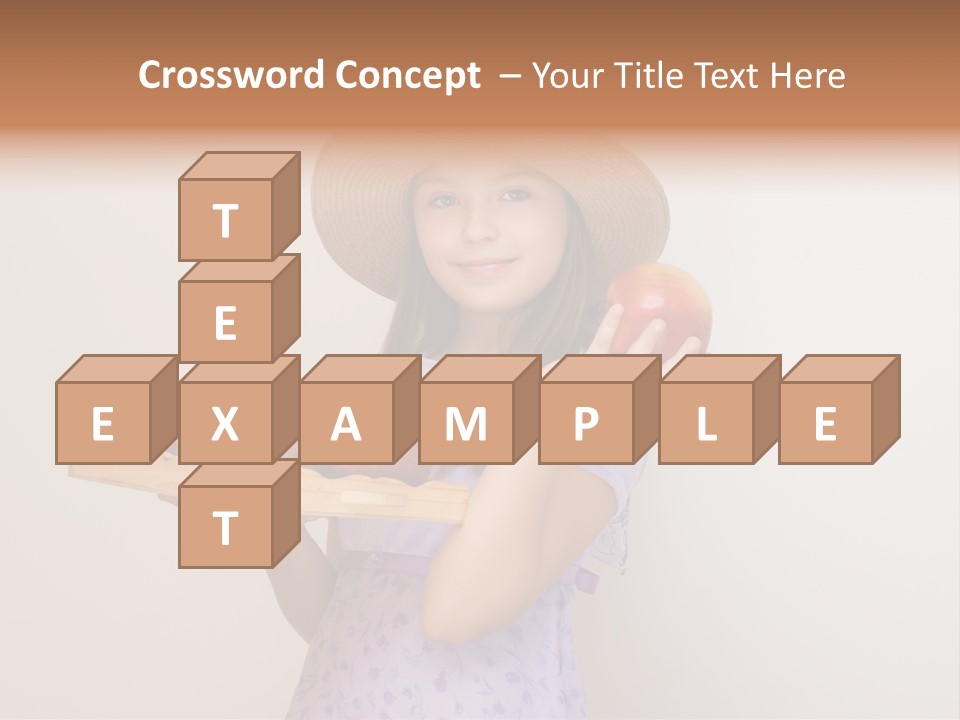 Fruit Person Dieting PowerPoint Template