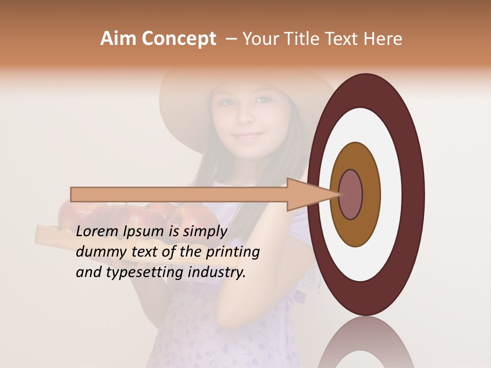 Fruit Person Dieting PowerPoint Template