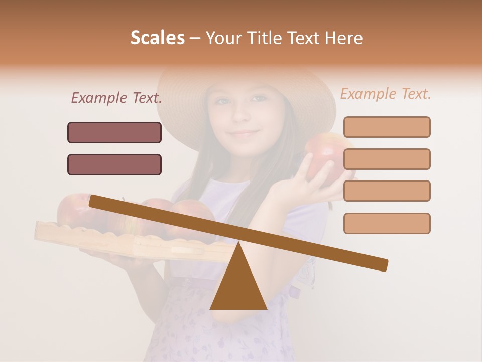 Fruit Person Dieting PowerPoint Template