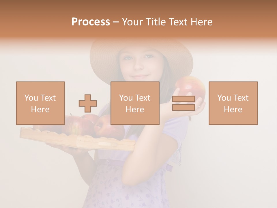 Fruit Person Dieting PowerPoint Template