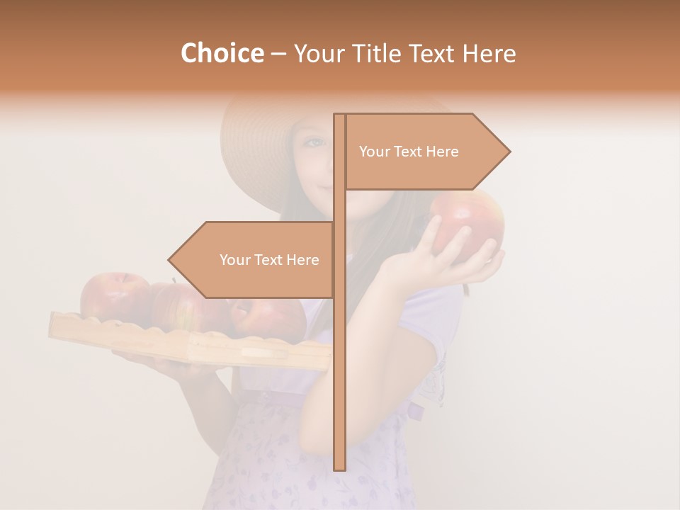 Fruit Person Dieting PowerPoint Template