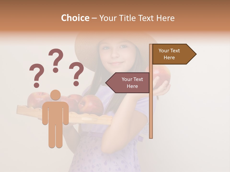 Fruit Person Dieting PowerPoint Template