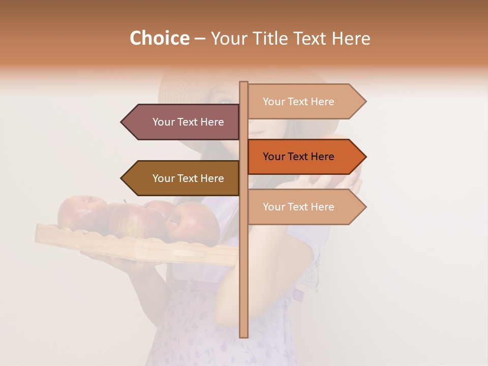 Fruit Person Dieting PowerPoint Template