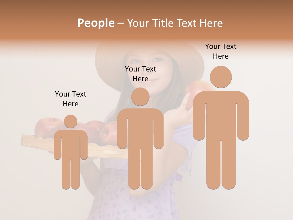 Fruit Person Dieting PowerPoint Template