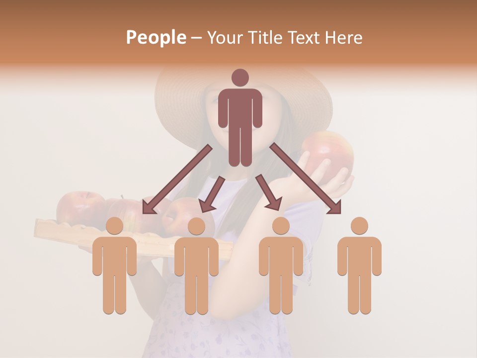 Fruit Person Dieting PowerPoint Template