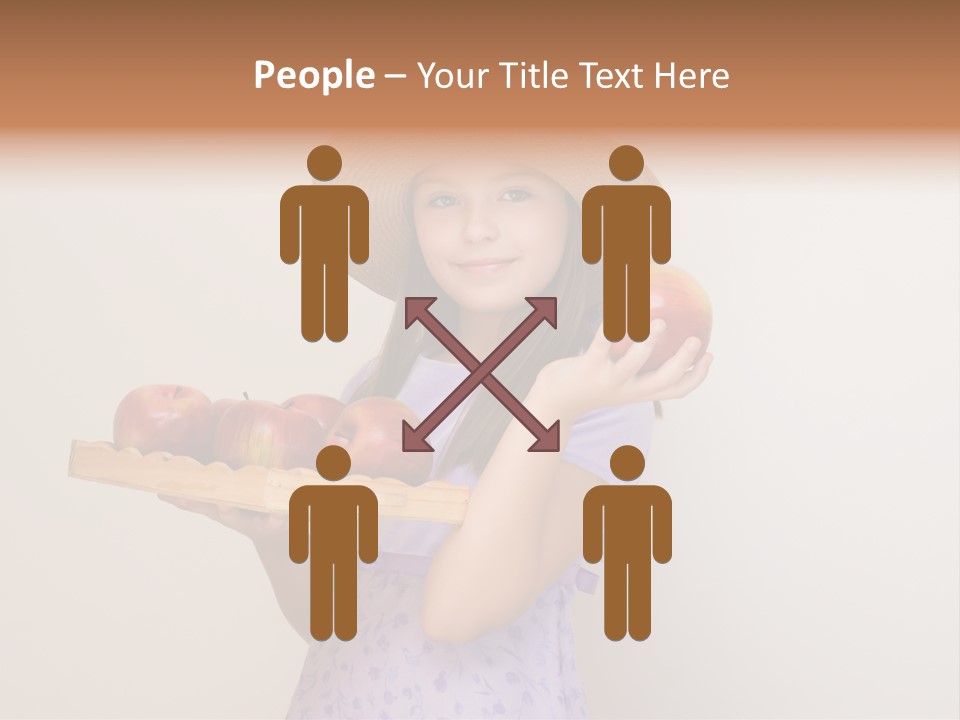 Fruit Person Dieting PowerPoint Template