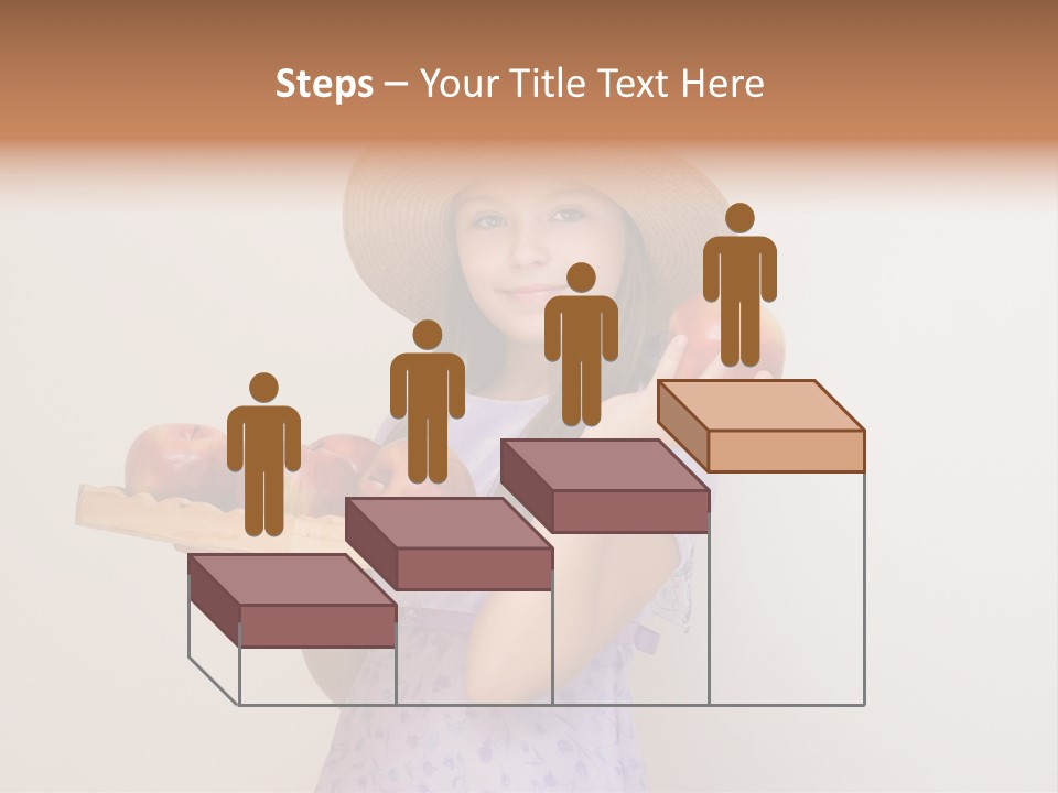 Fruit Person Dieting PowerPoint Template