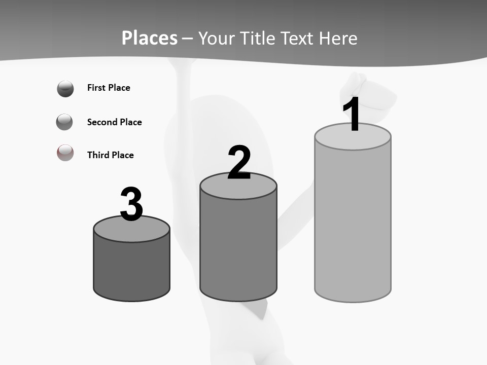 Caucasian Teamwork Successful PowerPoint Template
