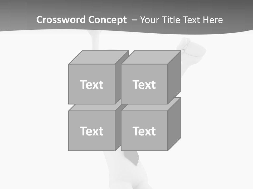 Caucasian Teamwork Successful PowerPoint Template