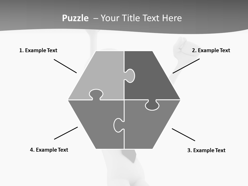 Caucasian Teamwork Successful PowerPoint Template
