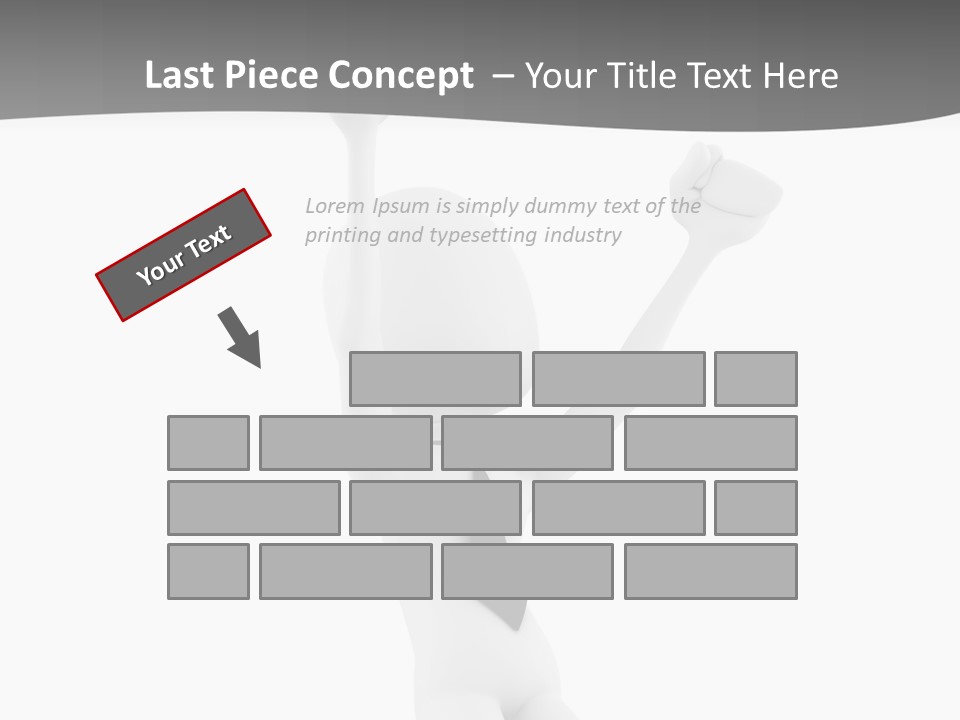 Caucasian Teamwork Successful PowerPoint Template