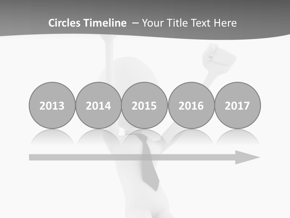 Caucasian Teamwork Successful PowerPoint Template