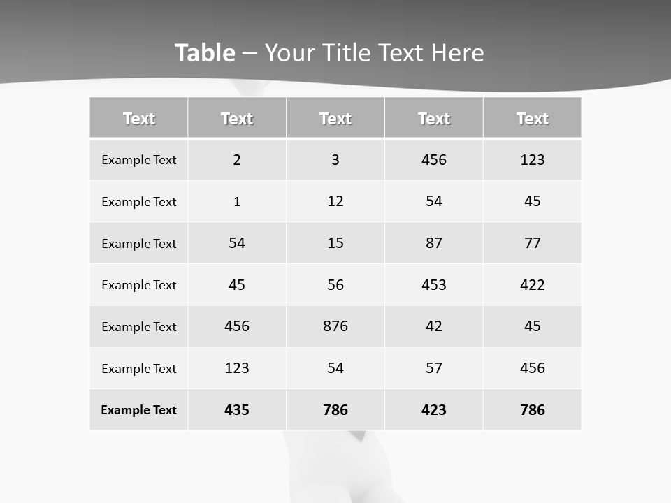 Caucasian Teamwork Successful PowerPoint Template