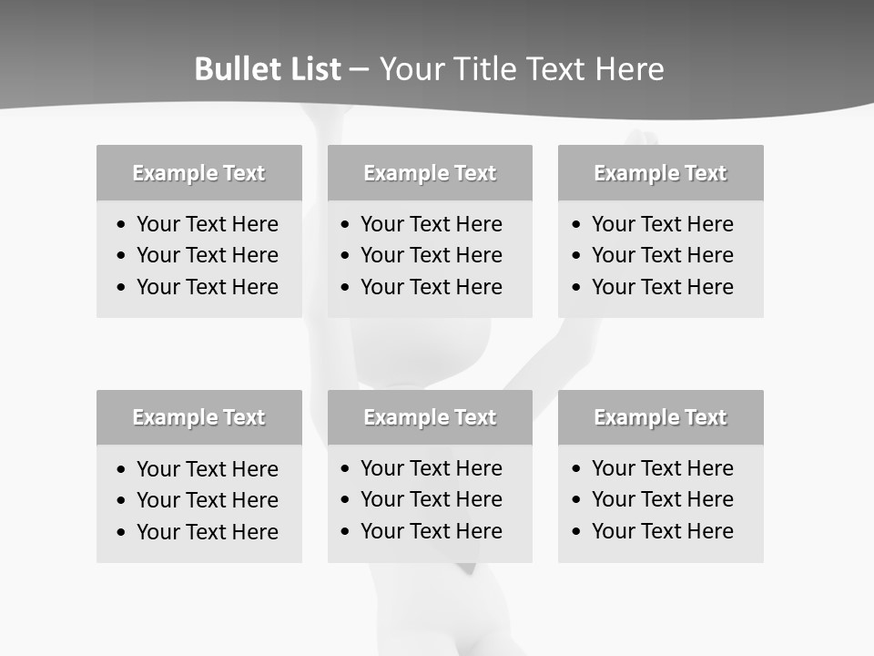 Caucasian Teamwork Successful PowerPoint Template