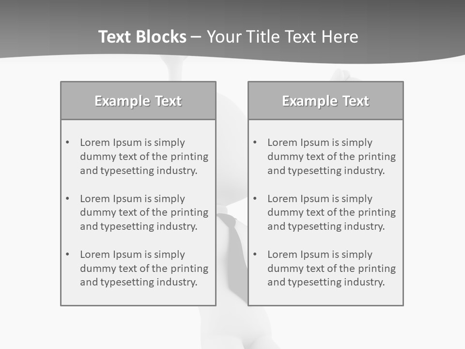Caucasian Teamwork Successful PowerPoint Template