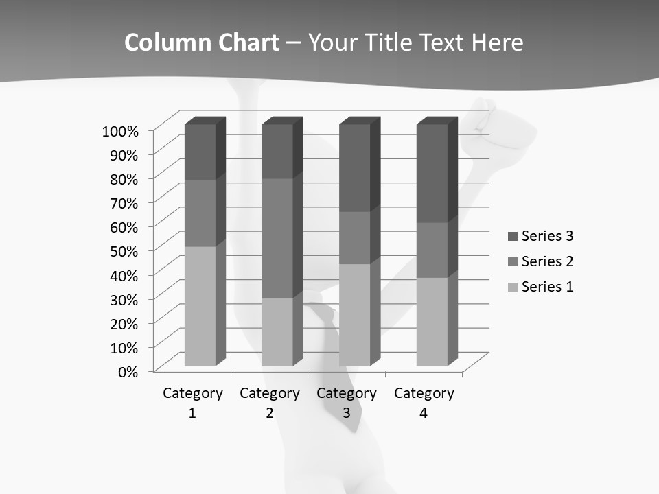 Caucasian Teamwork Successful PowerPoint Template