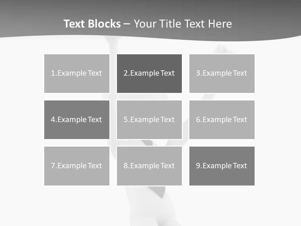 Caucasian Teamwork Successful PowerPoint Template