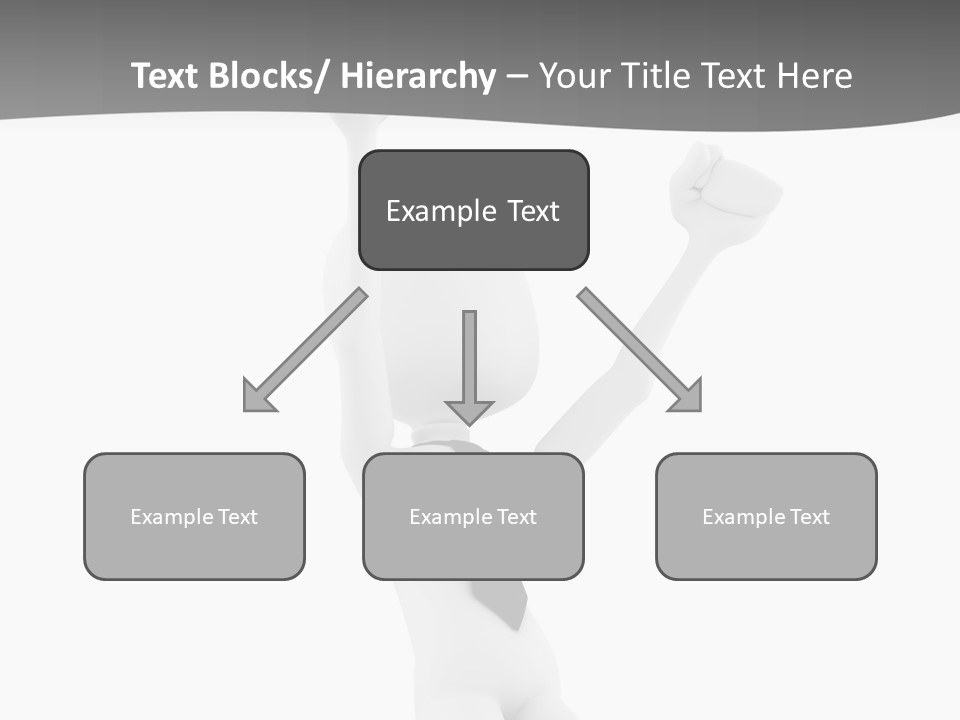 Caucasian Teamwork Successful PowerPoint Template