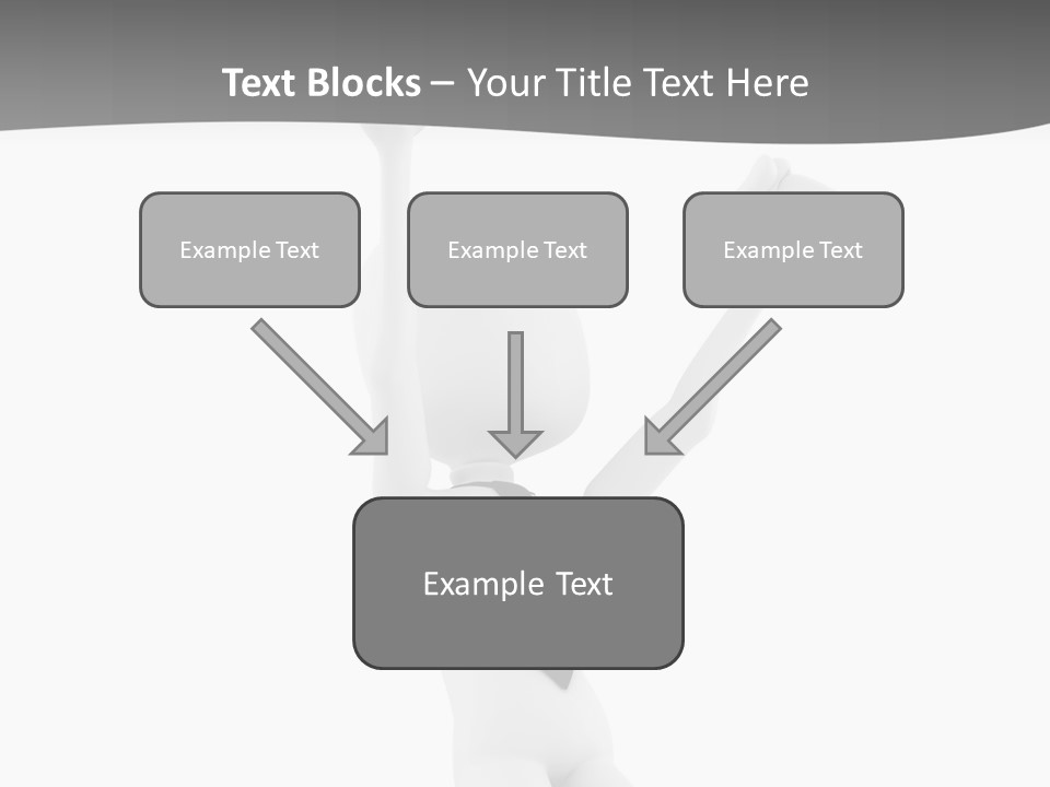 Caucasian Teamwork Successful PowerPoint Template