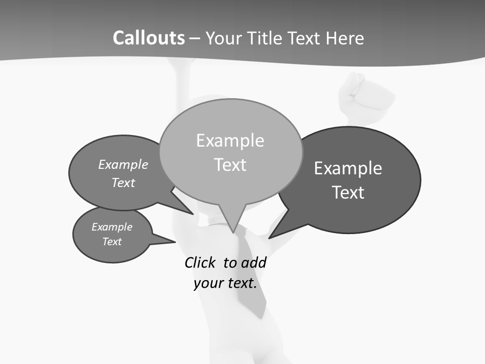 Caucasian Teamwork Successful PowerPoint Template