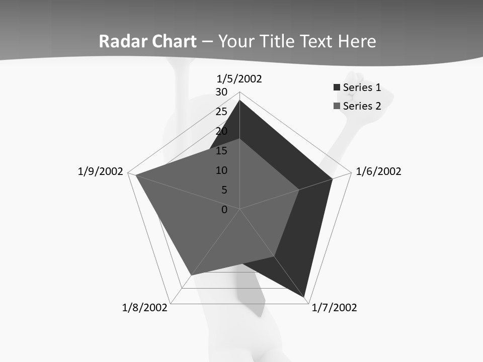 Caucasian Teamwork Successful PowerPoint Template