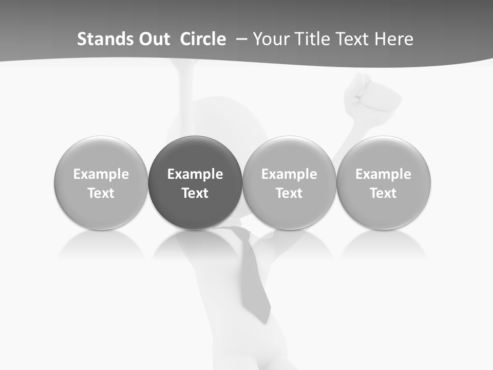 Caucasian Teamwork Successful PowerPoint Template