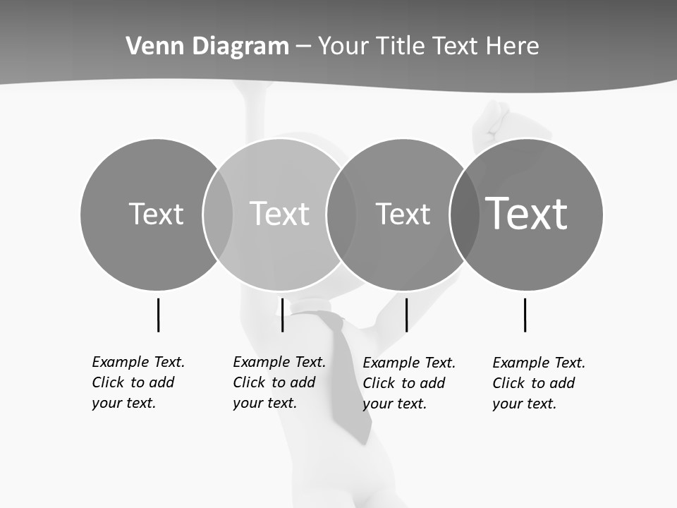 Caucasian Teamwork Successful PowerPoint Template