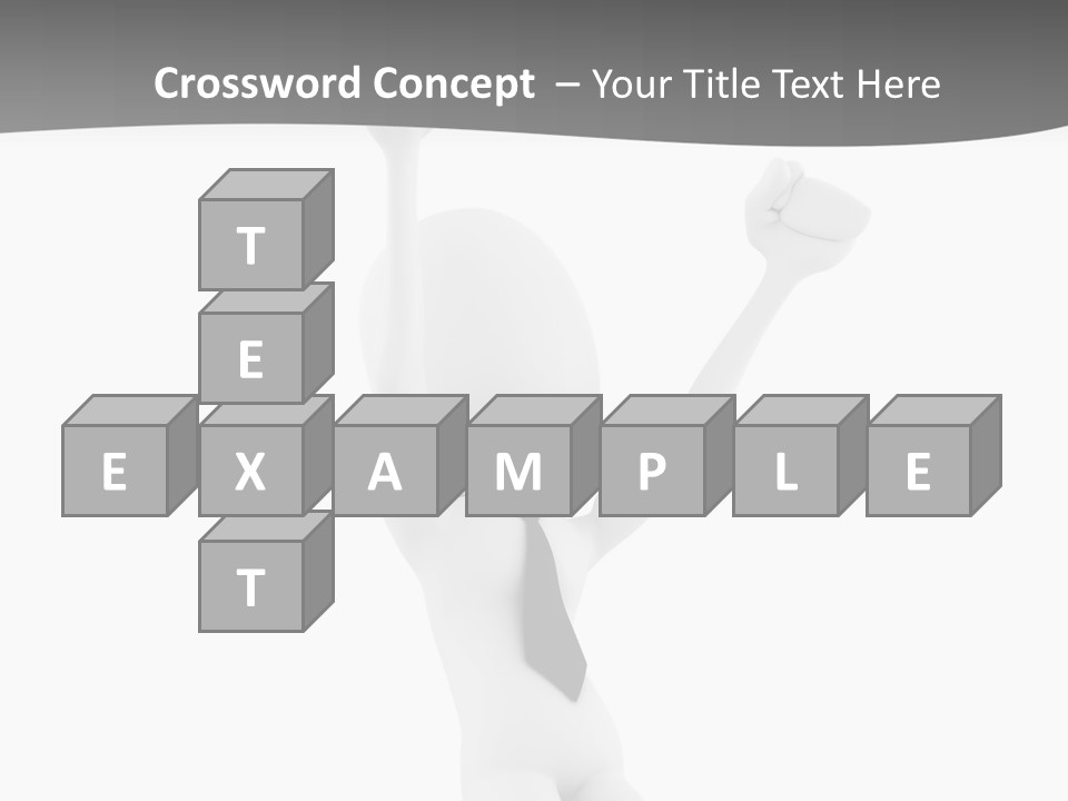 Caucasian Teamwork Successful PowerPoint Template