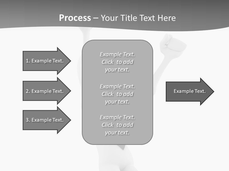 Caucasian Teamwork Successful PowerPoint Template