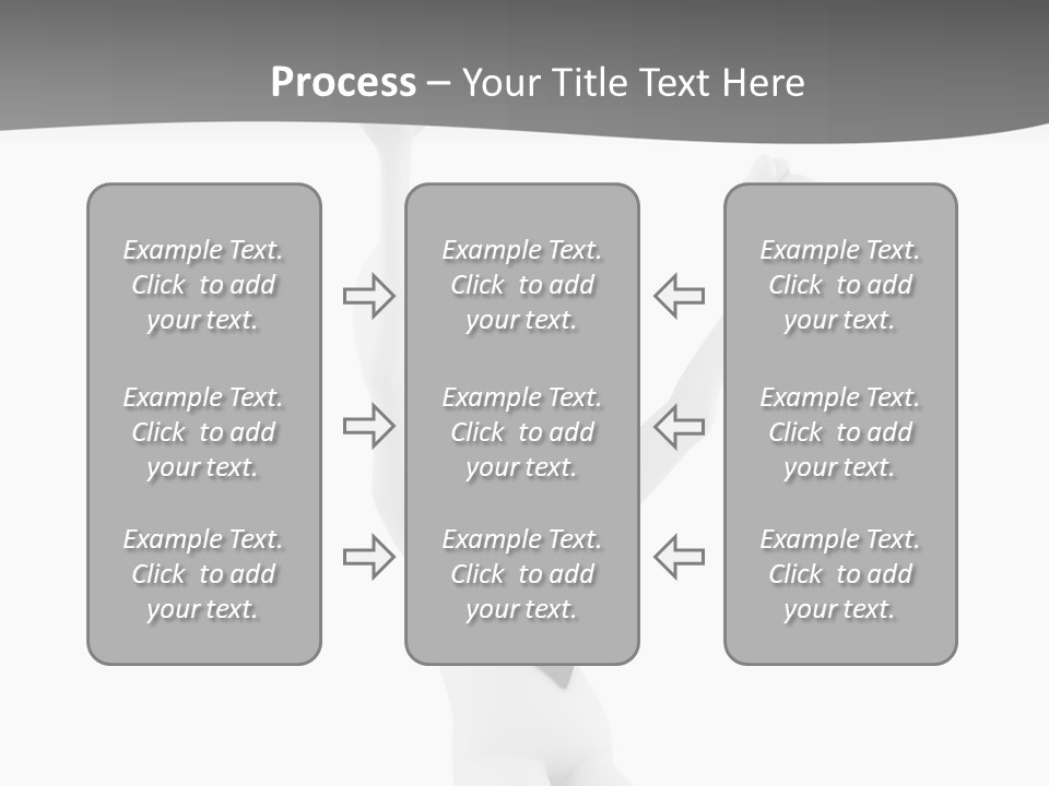 Caucasian Teamwork Successful PowerPoint Template