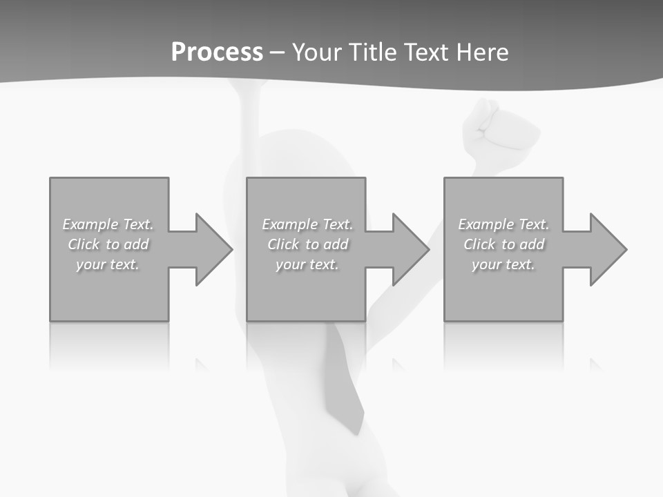 Caucasian Teamwork Successful PowerPoint Template