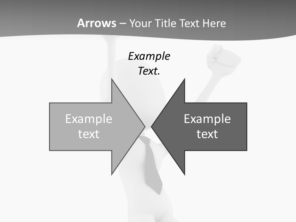 Caucasian Teamwork Successful PowerPoint Template