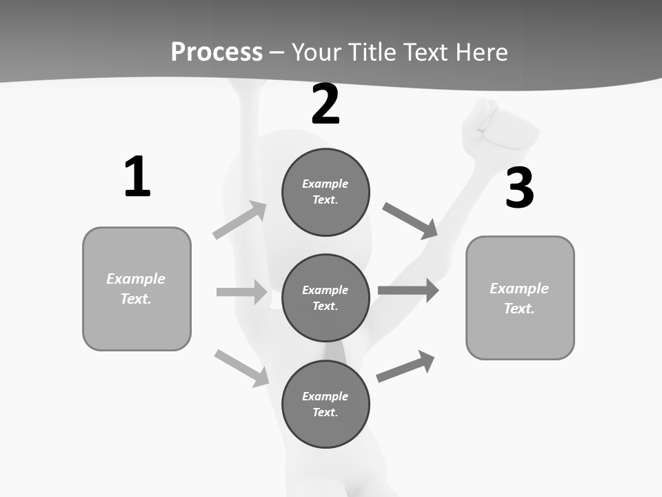 Caucasian Teamwork Successful PowerPoint Template
