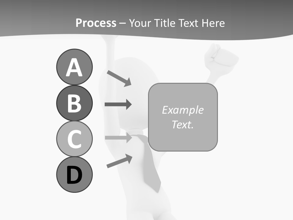 Caucasian Teamwork Successful PowerPoint Template