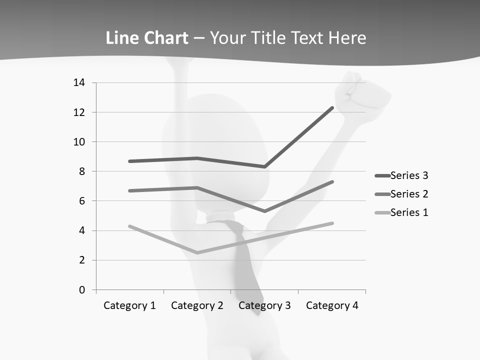Caucasian Teamwork Successful PowerPoint Template