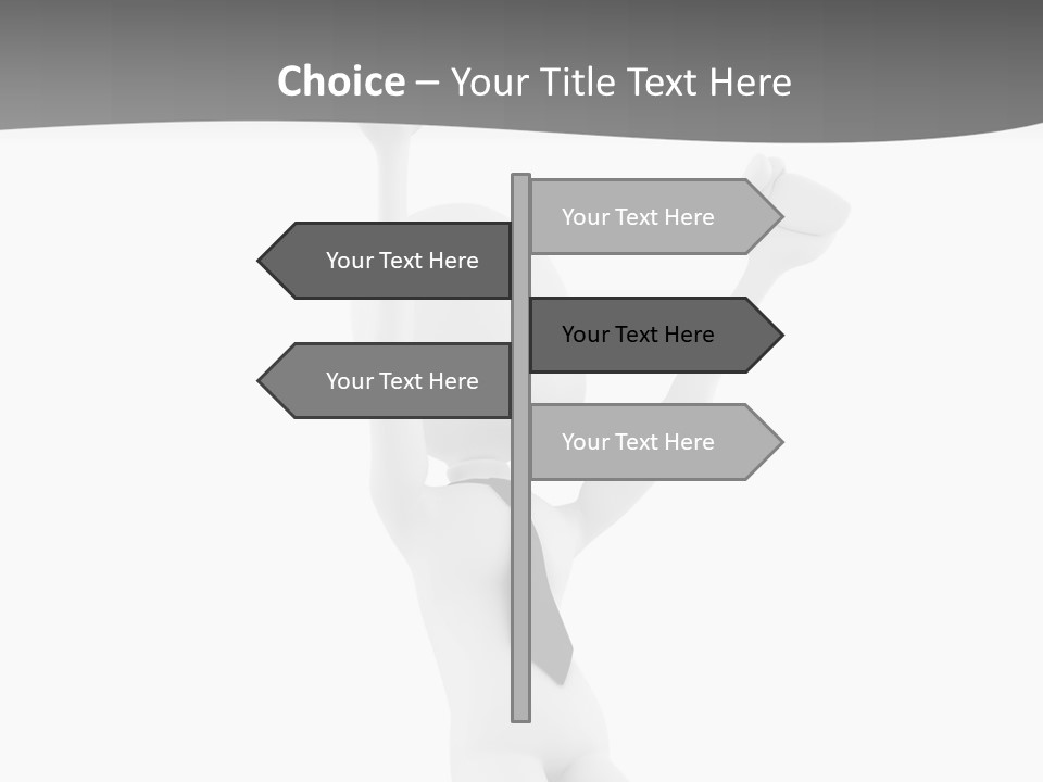 Caucasian Teamwork Successful PowerPoint Template