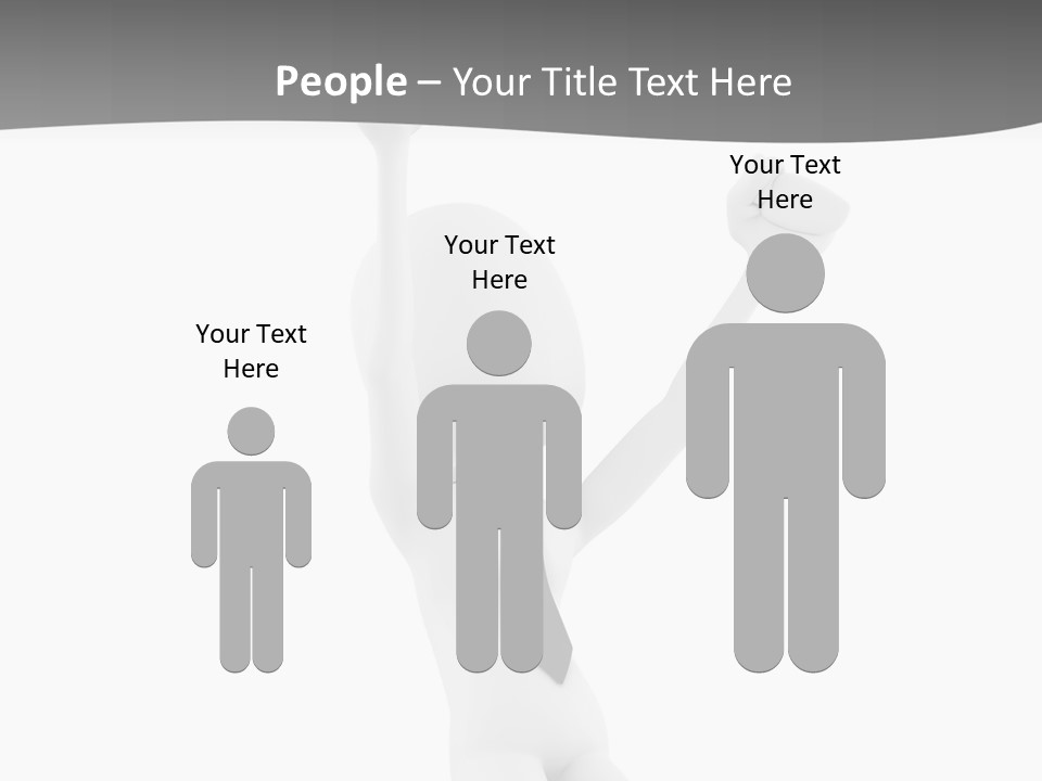 Caucasian Teamwork Successful PowerPoint Template