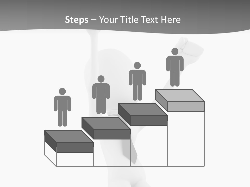 Caucasian Teamwork Successful PowerPoint Template