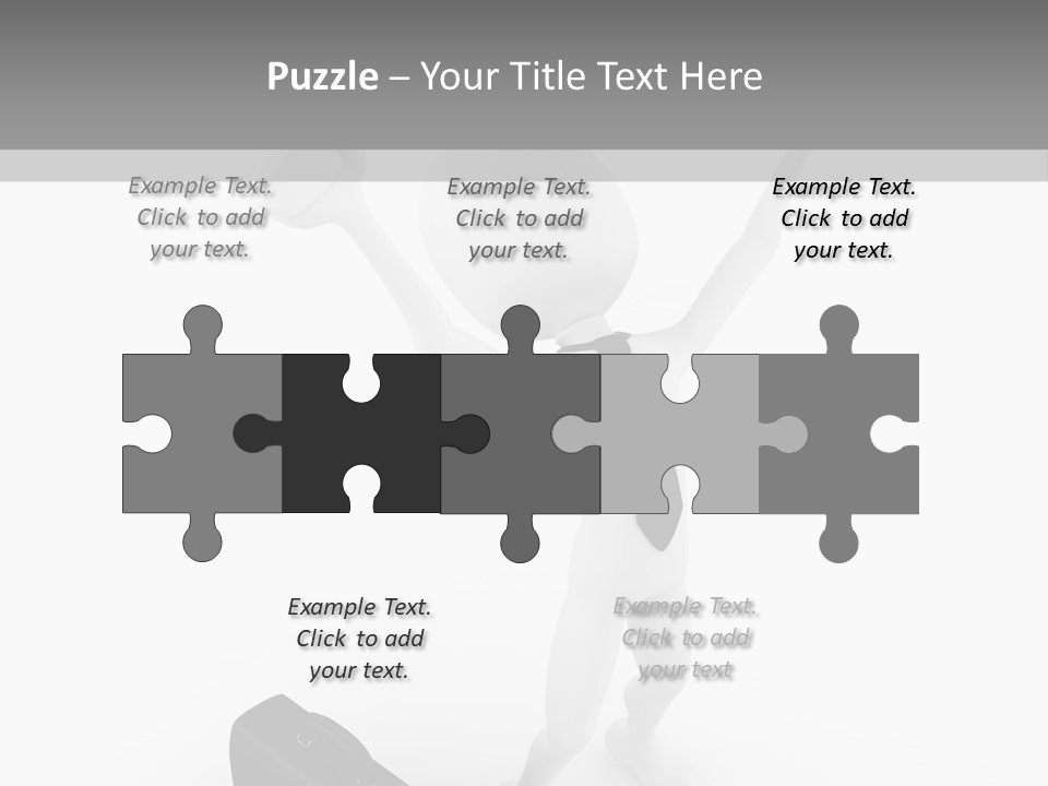 Standing Successful Finance PowerPoint Template