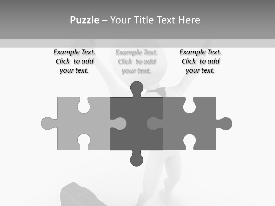 Standing Successful Finance PowerPoint Template