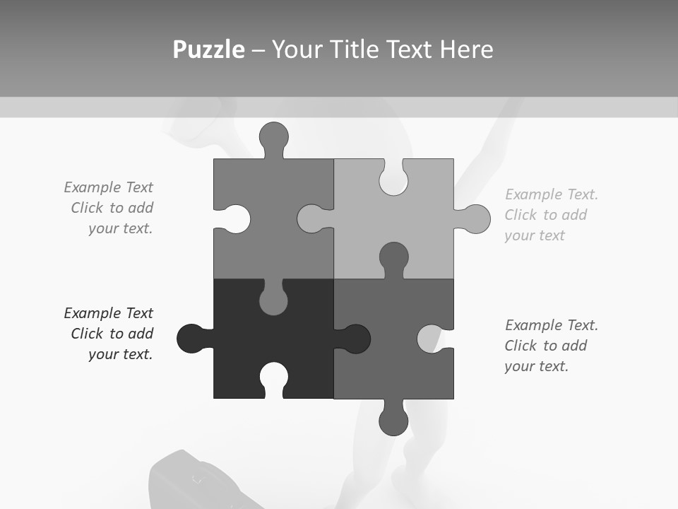Standing Successful Finance PowerPoint Template