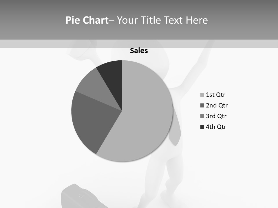Standing Successful Finance PowerPoint Template