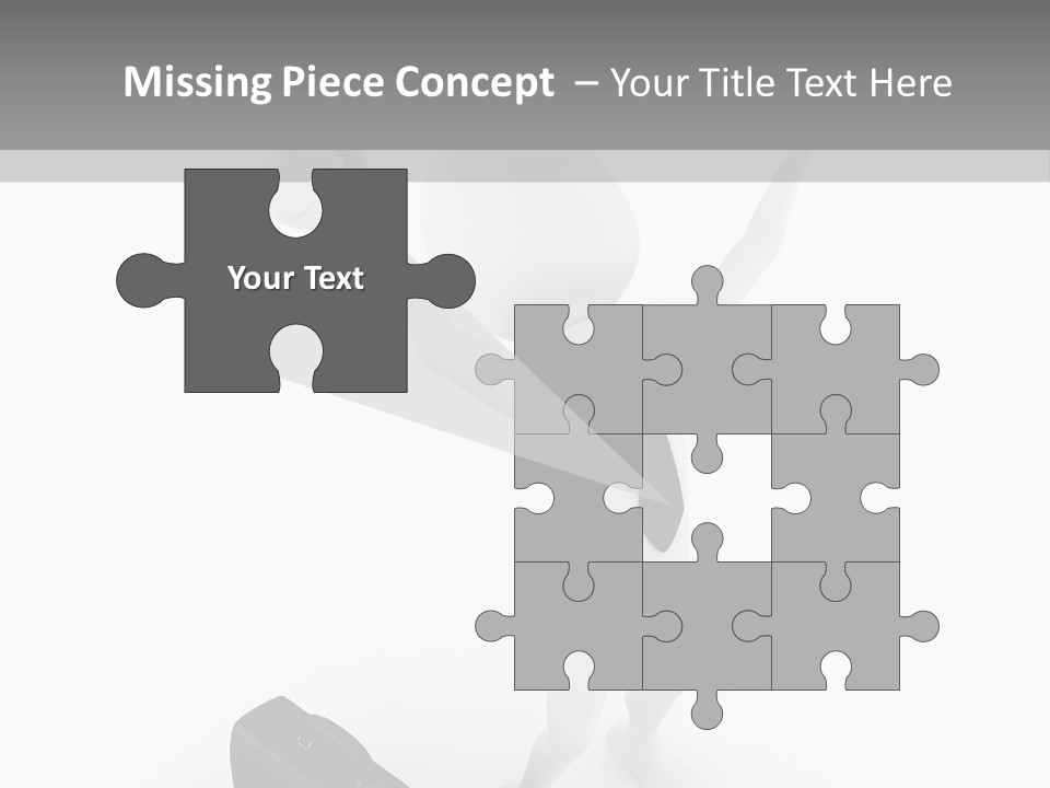 Standing Successful Finance PowerPoint Template