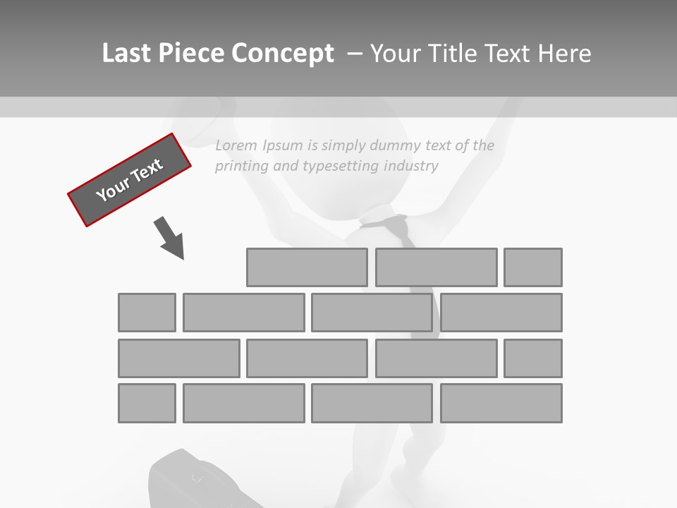 Standing Successful Finance PowerPoint Template