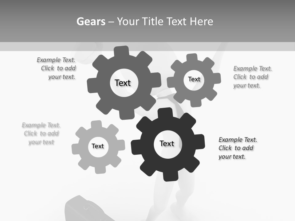 Standing Successful Finance PowerPoint Template