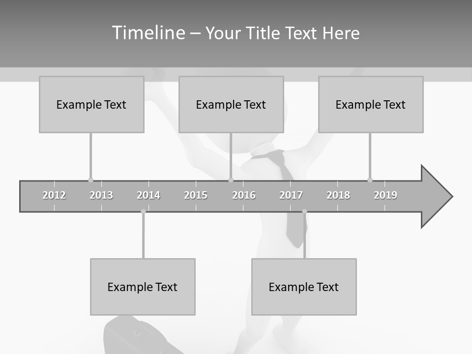 Standing Successful Finance PowerPoint Template