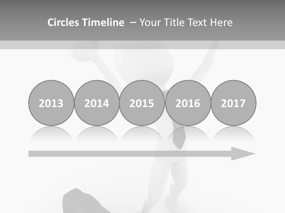 Standing Successful Finance PowerPoint Template