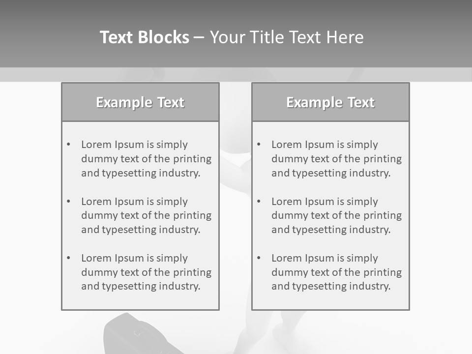 Standing Successful Finance PowerPoint Template