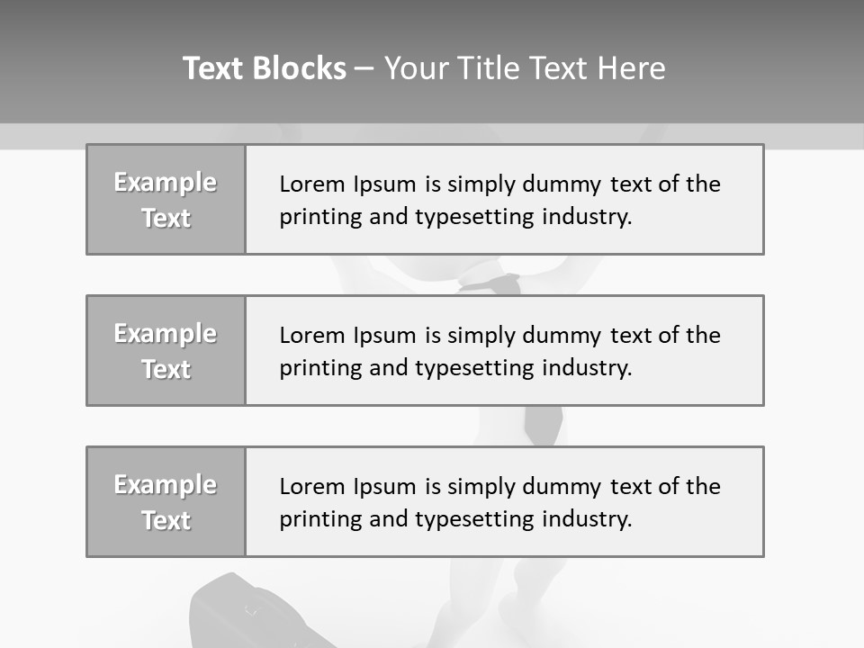 Standing Successful Finance PowerPoint Template