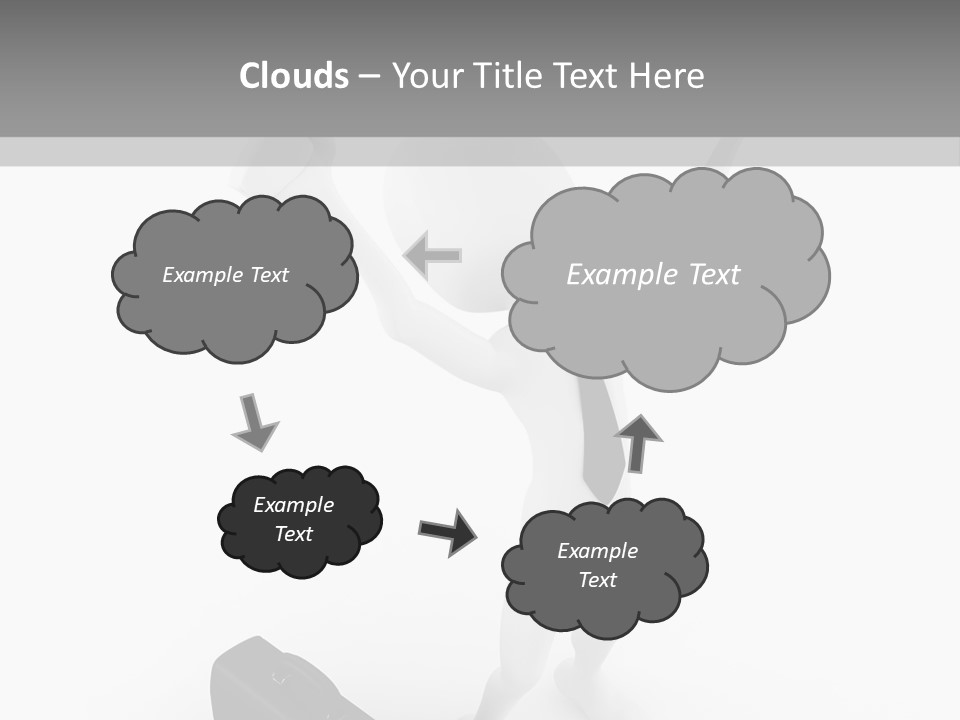 Standing Successful Finance PowerPoint Template
